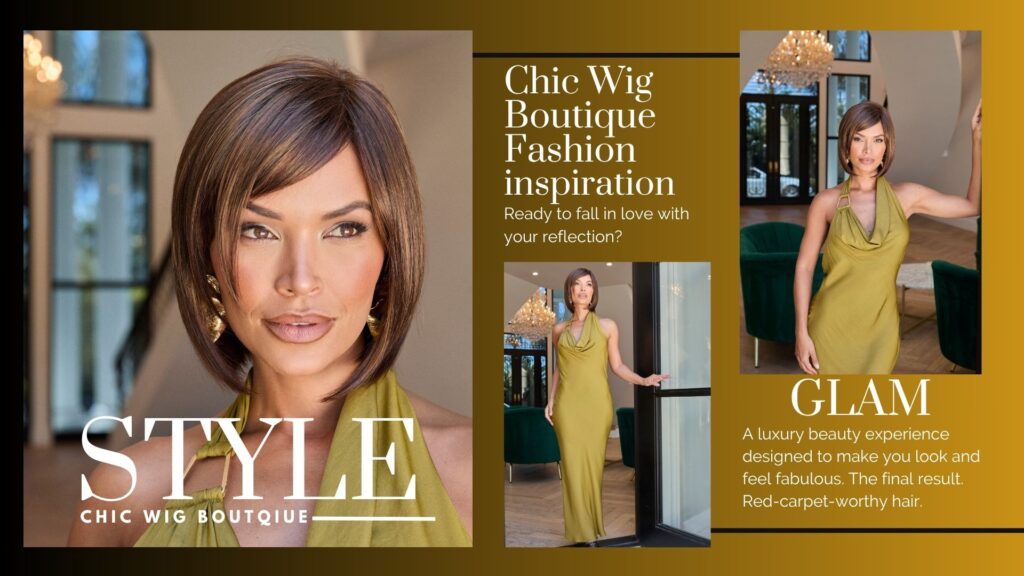 Luxury wig look showcases confidence and elevates style at Chic Wig Boutique